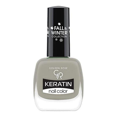 Golden Rose Keratin Nail Polish - Long Lasting & Nourishing Nail Color for Fall & Winter