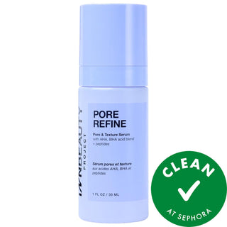 Pore Refine Pore Shrinking & Texture Smoothing Serum - Clinically Proven AHA BHA Serum for Acne-Prone Skin, Vegan & Cruelty-Free Pore Refine Serum - Clinically Proven Pore Minimizer pore refining serum, AHA BHA serum, skin texture smoothing, vegan skincare, gluten-free skincare, cruelty-free skincare, non-comedogenic skincare, acne-prone skin care, clinically proven skincare, pore shrinking serum, texture smoothing serum, serum for large pores, skincare for oily skin, combination skin care