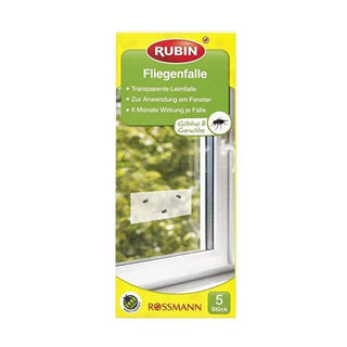 Rubin Adhesive Fly Traps - Non-Toxic Window Fly Traps for Home, Odorless & Long-Lasting (5-Pack) Rubin Non-Toxic Adhesive Fly Traps for Home adhesive fly traps, non-toxic pest control, window fly traps, odorless insect traps, long-lasting fly control solutions, fly control, pest control, home pest control, non-toxic fly traps, window pest control, Rubin, fly trap, adhesive strips, fly control solution, household pest control, pet-friendly pest control, child-friendly pest control