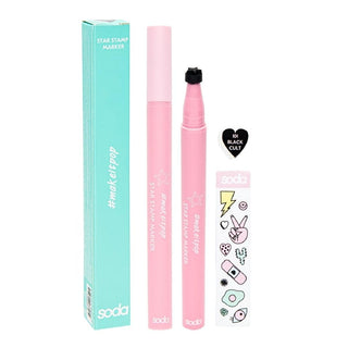 Cult Yıldız Soda Stamp Marker Eyeliner 001 Black - Waterproof, Long-Lasting Makeup for Creative Looks Cult Yıldız Stamp Marker Eyeliner - Waterproof & Long-Lasting Stamp Marker Eyeliner, Waterproof Eyeliner, Long-lasting Makeup, Creative Makeup Tools, Easy Makeup Application, Cosmetic, Makeup, Eyeliner, Black Eyeliner, Waterproof Makeup, Long-lasting Eyeliner, Cult Yıldız, Makeup Accessories, Beauty Products