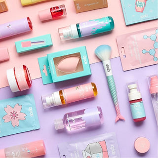 Soda Makeup Brush Set - 5 Piece Mermaid Tail Design for Travel & Daily Use Soda 5-Piece Makeup Brush Set - Mermaid Tail Design makeup brush set, travel makeup brushes, synthetic bristle brushes, themed makeup accessories, mermaid tail design, cosmetic brushes, makeup essentials, beauty tools, travel beauty products