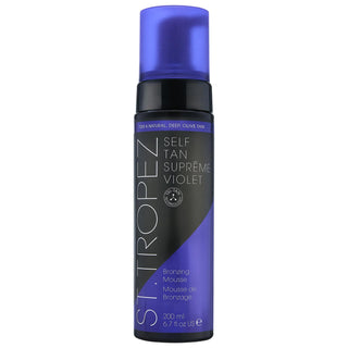 St. Tropez Self Tan Supr��me Violet Bronzing Mousse - Ultra-Dark, Cruelty-Free Self-Tanning Mousse with Tri-Tan Technology St. Tropez Self Tan Supr��me - Ultra-Dark Self-Tanning Mousse self-tanning mousse, ultra-dark tan, cruelty-free skincare, Tri-Tan Technology, natural-looking tan, self-tanners, self-tanning products, bronzing mousse, violet tint, DHA, melanin boosters, epsiline, skincare, beauty products, tan enhancer, sunless tanning