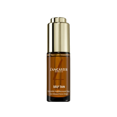 Lancaster Self-Tanning Face Serum - Sun Kissed Face Drops for Natural Glow, Hydrating & Sunless Tan, 0.51 fl oz