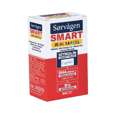Sorvagen Dietary Supplement - Cognitive Support with Citicolin, Omega 3, and Vitamin B12