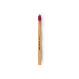 Humble Brush Bamboo Toothbrush Kids Purple Ultra Soft