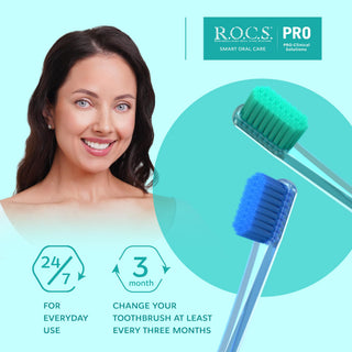 ROCS PRO 5940 Soft Toothbrush - Gentle Bristles | Adult Use