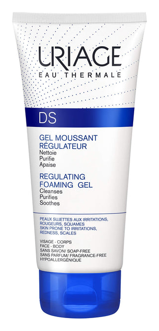 Uriage D.S. Cleansing Gel - Gentle, Fragrance-Free Cleanser for Sensitive Skin - 5.07 fl oz