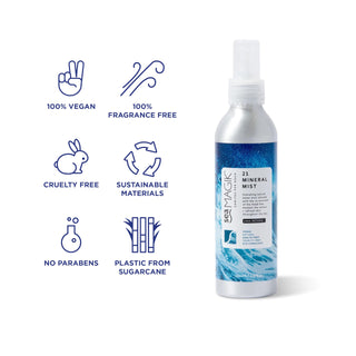 Dead Sea Spa Magik 21 Mineral Mist Spray - Natural Skin Care, 5.07 fl oz