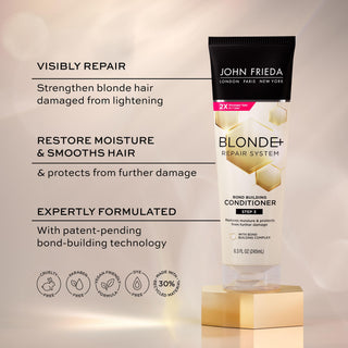 John Frieda Full Repair Restore Conditioner - Nourishing Hair Care for Damaged and Chemically Treated Hair