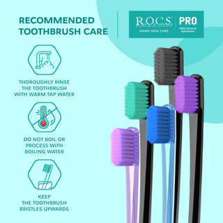ROCS PRO 5940 Soft Toothbrush - Gentle Bristles | Adult Use