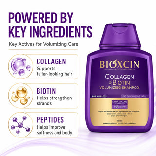 Bioxcin Collagen & Biotin Shampoo - Volume Booster | 300 ml