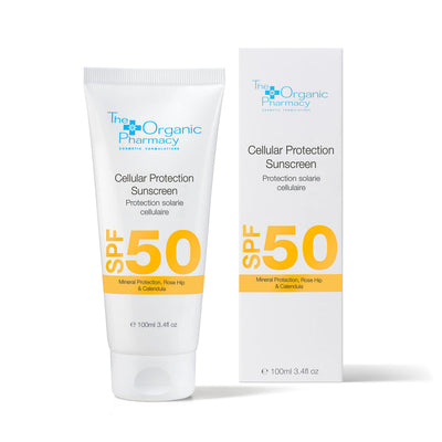 Beauty Care Bag The Organic Pharmacy Cellular Protection Sunscreen, Spf 50, 3.4 Ounce