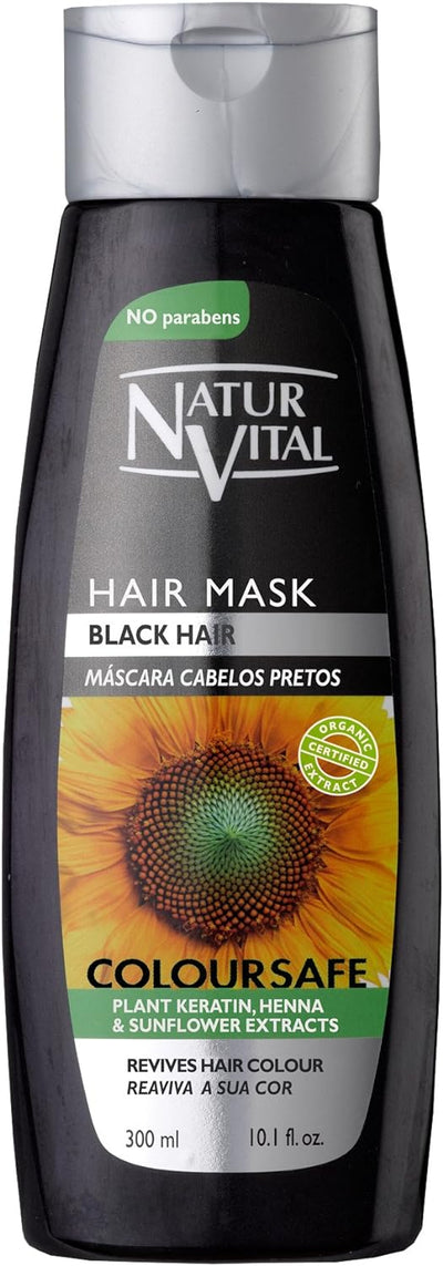 Beauty Care Bag Natur Vital Color-safe Hair Mask-  Black