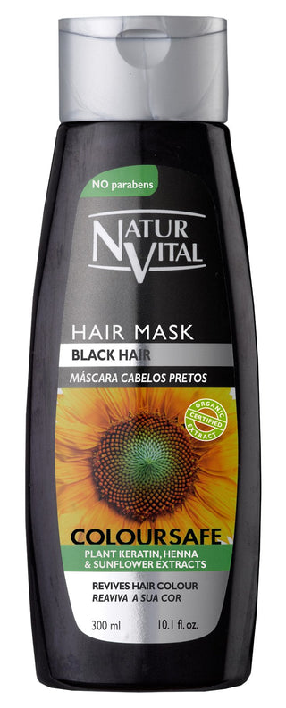 Natur Vital Color-safe Hair Mask-  Black