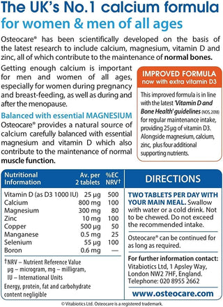 Vitabiotics Osteocare 90 Tablets