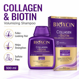 Bioxcin Collagen & Biotin Shampoo - Volume Booster | 300 ml