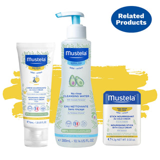 Mustela Gentle Soap with Cold Cream for Sensitive Skin - Moisturizing & Gentle Cleansing