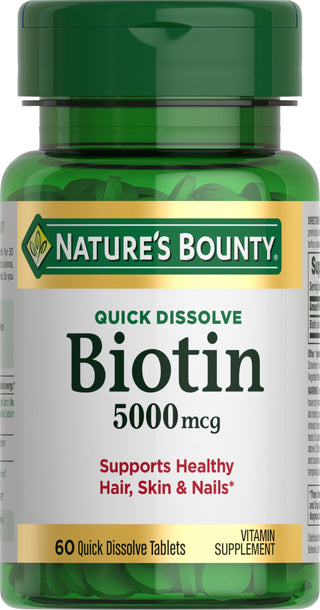 Nature's Bounty Biotin 2500 mcg 60 Tablet