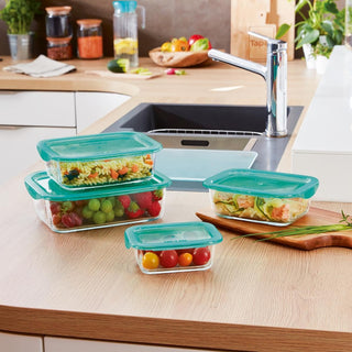 Luminarc Keep N Box Rectangular Storage Container 820cc - Dishwasher Safe | BPA Free