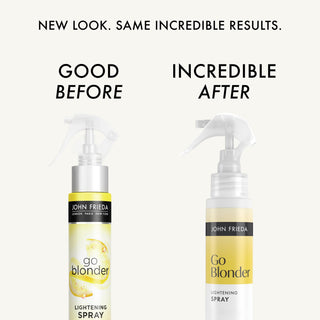 John Frieda Go Blonde Hair Lightening Spray - Gradual Blonde Hair Lightener with Heat-Activated Formula