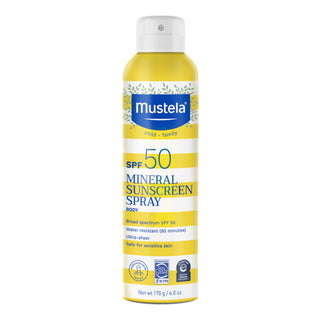 Mustela Very High Protection Sun Lotion SPF50+ - Waterproof Baby Sunscreen Lotion for Sensitive Skin, 1.35 fl oz