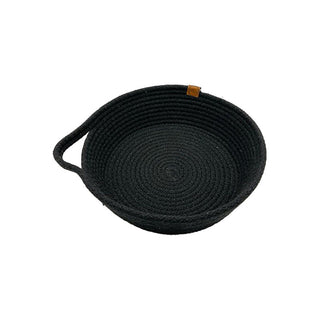 Luna Cucina Jute Organizer - Black Fabric Storage Bin with Handle - Washable, Natural Home Organization (21cm) Luna Cucina Jute Organizer: Black Fabric Storage Bin - Washable jute organizer, fabric storage bin, washable storage container, small jute basket, black storage organizer, home organization, natural storage, 21 cm organizer, storage, organization, jute, fabric, washable, handle, black, home decor, basket, bin, container, natural materials, sustainable, eco-friendly, home organizers, gift for her, s