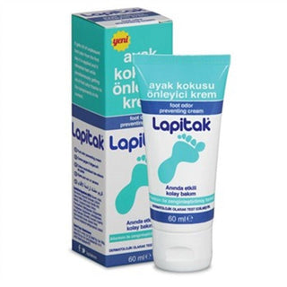 Lapitak Foot Odor Preventing Cream - Anti Foot Odor Cream for Men and Women, 2.03 fl oz Lapitak Foot Odor Preventing Cream - 2.03 fl oz Foot odor preventing cream, Anti foot odor cream, Foot care products, Foot hygiene cream, Lapitak foot cream, Foot odor solution, Personal hygiene products, Dermatologically tested products, Non-staining cream, Foot care routine, Fresh feet, Confidence booster