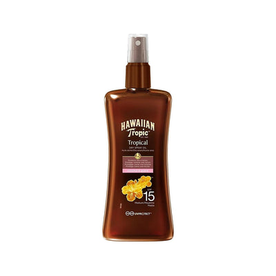 Hawaiian Tropic Sunscreen Spray SPF15 - Bronzla_tõrõcõ ve Koruyucu Ya_ Sprey 200 ml - Moisturizing Sun Spray with Bronzi