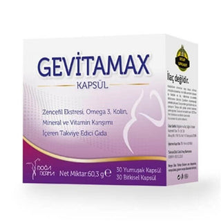 gevitamax nutritional support capsules, 30 count of gevitamax capsules Gevitamax Nutritional Support Capsules - 30+30 Kapsül Gevitamax Nutritional Support Capsules | 30 Count gevitamax, nutritional-supplements, omega-3, healthy-living, multivitamins, adults, fitness, ginger, dietary-supplements, ai-generated