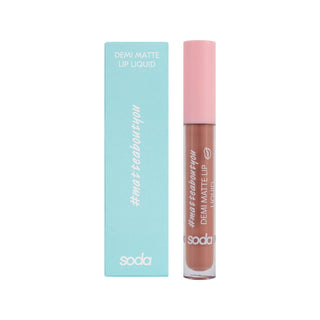 Soda Demi Matte Likit Ruj 012 Liquid Lipstick - Matte Finish, 0.12 fl oz Soda Demi Matte Likit Ruj 012 Liquid Lipstick - 0.12 fl oz Liquid Lipstick, Matte Lipstick, Soda Demi Matte Likit Ruj, Lip Color, Makeup, Beauty Products, Cosmetics, Demi Matte Finish, Fashionable Lip Color, Moisturizing Lipstick, Compact Packaging, Everyday Makeup, Beauty Essentials