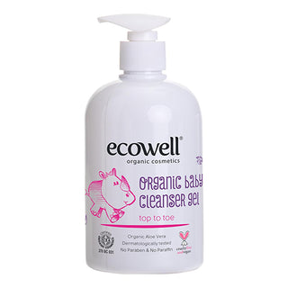 Ecowell Organic Baby Cleansing Gel - Gentle, Natural, Vegan & Chemical-Free for Baby's Sensitive Skin Ecowell Organic Baby Cleansing Gel - Natural & Vegan organic baby cleansing gel, vegan baby care, natural baby shampoo, chemical-free baby soap, dermatologically tested baby products, eco-friendly baby care, cruelty-free baby products, gentle baby cleansing, baby skin care, natural personal care, organic skincare, vegan skincare