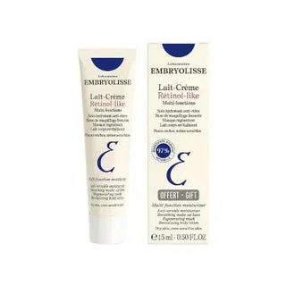 Embryolisse Retinol-Like Multi-Function Moisturizer - Hydrating Anti-Aging Skincare 15ml Embryolisse Retinol Moisturizer - Anti-Aging Hydration Embryolisse moisturizer, Retinol-like moisturizer, Multi-function skincare, Hydrating skincare product, Anti-aging moisturizer, Skincare simplification, Retinol benefits, Hydration and anti-aging, Skincare routine, Healthy skin, Radiant skin, Fine lines and wrinkles reduction, Skin texture improvement