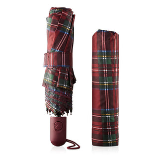Eklips Automatic Checkered Umbrella - Waterproof, Windproof, Compact Design Eklips Auto Checkered Umbrella - Waterproof & Compact automatic umbrella, checkered umbrella, waterproof umbrella, windproof umbrella, compact umbrella, rain protection, sun protection, outdoor accessory, fashion accessory, Eklips