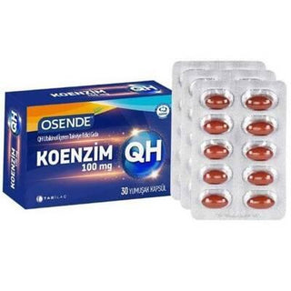 Osende Coenzyme Q10 Supplement - 100mg Ubikinol Soft Capsules for Antioxidant Support & Cardiovascular Health Osende CoQ10 Supplement - 100mg Ubikinol for Heart Health Coenzyme Q10 supplement, Ubikinol, Dietary supplement, Antioxidant support, Cardiovascular health, Health supplements, Wellness products, Energy production, Heart health