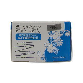 Antaç Thick Black Hairpins with Ball Tips, No:1 - Pack of 150 - Hair Styling Tools for Secure Hold Antaç Thick Black Hairpins - Secure Hold for Thick Hair Hairpins, Bobby Pins, Black Hair Accessories, Thick Hairpins, Hair Styling Tools, Hair Accessories, Styling Solutions, Hair Management, Beauty Products, Hair Care, Women's Hair Accessories, Hair Styling Products