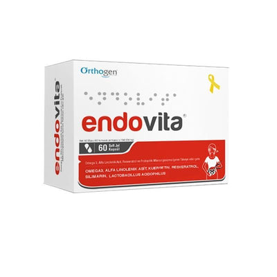Endovita Omega-3 Probiotic Supplement Softgel Capsules - Supports Heart Health & Gut Wellness