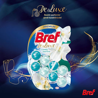 Bref Deluxe Jasmine Toilet Block 2-Pack - Premium Freshness | Top Brand