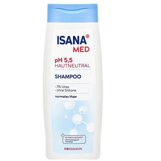 Isana Med Ultra Sensitive Shampoo 13.53 fl oz - pH-Balanced, Silicone-Free, Dermatologically Tested Isana Med Ultra Sensitive Shampoo - Gentle & pH-Balanced sensitive scalp shampoo, silicone-free shampoo, dermatologically tested hair care, pH-balanced shampoo, urea-based hair care products, gentle hair care, natural hair care products, daily shampoo, healthy scalp, irritation-free, Isana Med