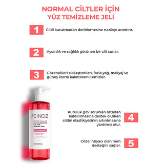 Sinoz Hydrating Facial Cleanser for Normal Skin: Gentle Daily Face Wash with Hyaluronic Acid, Pink Grapefruit & Acacia Collagen - Brightens & Moisturizes (400ml) Sinoz Facial Cleanser: Hydrating Face Wash for Normal Skin facial cleanser for normal skin, hydrating face wash, gentle daily cleanser, hyaluronic acid cleanser, skin brightening face wash, Sinoz cleanser, normal skin face wash, pink grapefruit cleanser, akasya collagen facial wash, face wash, cleanser, skincare, hyaluronic acid, akasya collagen, p