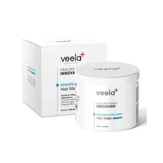 Veela Collagen and Keratin Hair Care Mask for Dry & Damaged Hair - 500ml, Nourishing, Repairing, Intensive Moisturizing Veela Collagen Keratin Hair Mask for Dry Hair hair care mask, collagen hair treatment, keratin hair mask, dry hair repair, damaged hair care, Veela hair products, hair nourishment, hair repair, intensive moisturizing, collagen, keratin, hair care, hair mask, dry hair, damaged hair