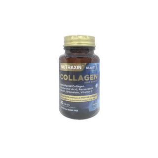 Nutraxin Beauty Gold: Advanced Collagen Supplement -  Hyaluronic Acid, Resveratrol & Biotin for Youthful, Radiant Skin & Anti-Aging Support Nutraxin Collagen Supplement: Youthful Skin & Anti-Aging collagen supplement, hyaluronic acid supplement, skin health supplement, anti-aging supplement, collagen tablets, resveratrol supplement, biotin supplement, beauty supplement for skin, hydrolyzed collagen peptides, skin elasticity supplement, collagen, hyaluronic acid, resveratrol, biotin, beauty supplement, skin 