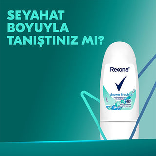 Rexona Shower Fresh Mini Roll-On Deodorant: 48-Hour Protection, Travel-Friendly, Long Lasting Antiperspirant Rexona Mini Roll-On: 48H Protection & Travel Size Deodorant roll on deodorant, travel size deodorant, 48 hour deodorant, antiperspirant, shower fresh deodorant, mini deodorant, portable deodorant, deodorant for women, deodorant for travel, long lasting deodorant, deodorant, travel deodorant, women's deodorant, men's deodorant, fresh scent deodorant, sweat protection, odor control, hygiene, personal c