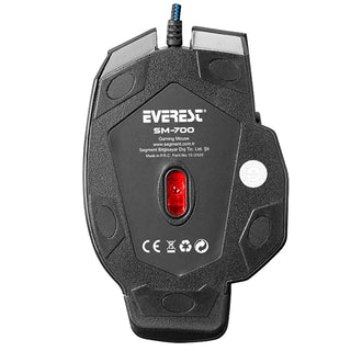 Everest SM-700 Wired Gaming Mouse - Customizable DPI, Optical Sensor, Black Everest SM-700 Gaming Mouse - Customizable DPI & Optical Sensor Oyun Mouse, Kablolu Mouse, USB Mouse, Gaming Mouse, Siyah Mouse, DPI Ayarlanabilir Mouse, Wired Gaming Mouse, Optical Gaming Mouse, Customizable DPI Mouse, Plug-and-Play Mouse, Black Gaming Mouse, Gaming Peripherals, PC Gaming Accessories