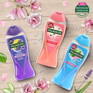 Palmolive Aroma Sensations: Skin Rejuvenating Bath and Shower Gel with Magnolia & Dead Sea Salt - Natural Glow, Dermatologically Tested Palmolive Shower Gel: Natural, Rejuvenating, Glowing Skin bath and shower gel, natural shower gel, magnolia flower extract, dead sea salt bath, skin rejuvenating shower gel, aroma sensations shower gel, Palmolive shower gel, glow enhancing shower gel, dermatologically tested shower gel, skin compatible pH shower gel, natural ingredients, gentle cleanse, skin rejuvenation, a