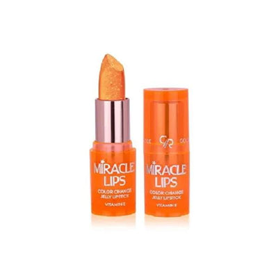 Golden Rose Color Change Jelly Lipstick - Natural Pink, Moisturizing & Vegan Lip Color