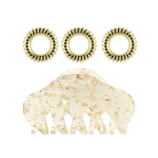 Invisibobble Apres Ski Golden Glamour Hair Accessories Set - Luxurious Hair Clips for Stylish Hair Holding Invisibobble Golden Glamour Hair Clips - Luxurious Hair Accessories Invisibobble, Hair Accessories, Saç Toka, Golden Glamour, Apres Ski, Hair Clips, Fashionable Hair Accessories, Secure Hair Ties, Luxury Hair Accessories, Winter Sports Accessories, Ski Culture, Hair Styling, Beauty Accessories, Gifts for Her