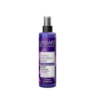 Urban Care Anti Brass Purple Hair Treatment: Vegan Keratin Hair Toner for Blonde & Gray Hair - Paraben Free, Eliminates Yellow Tones, UV Protection Urban Care Purple Hair Treatment: Anti Brass Toner for Blonde & Gray purple shampoo, anti brass hair treatment, blonde hair care, gray hair toner, vegan hair products, paraben free hair care, hair toner for blonde hair, hair toner for gray hair, purple hair spray, hair keratin treatment, brassiness, yellow tones, cool tones, hair color, UV protection, hair hydra