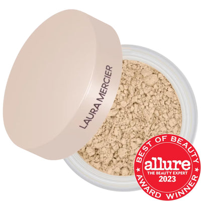 Laura Mercier Mini Ultra-Blur Talc-Free Translucent Loose Setting Powder - Long-Lasting, Natural Finish Makeup Setting f