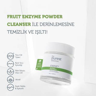 The Purest Solutions Fruit Enzyme Powder Cleanser - Gentle Exfoliating Skincare with Azelaic & Malic Acid The Purest Solutions Fruit Enzyme Powder Cleanser fruit enzyme cleanser, azelaic acid skincare, malic acid benefits, gentle exfoliating powder, skin brightening cleanser, skincare, cleansing powder, brightening skincare, gentle exfoliant, skincare routine, skincare products, The Purest Solutions, enlarged pores, skin renewal, skin brightening, customizable skincare