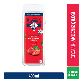 le-petit-marseillais-strawberry-shower-gel-bottle, strawberry-shower-gel-lathering-skin, refreshing-strawberry-shower-gel Le Petit Marseillais Strawberry Shower Gel - Gentle Cleansing for Everyone | 13.5 fl. oz. Le Petit Marseillais Strawberry Shower Gel le-petit-marseillais, shower-gel, strawberry, gentle-cleansing, body-wash, fragrant, daily-use, all-skin-types, cleanser, ai-generated